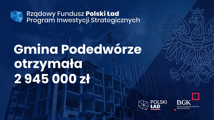informacja o dotacji z programu Polski Ład