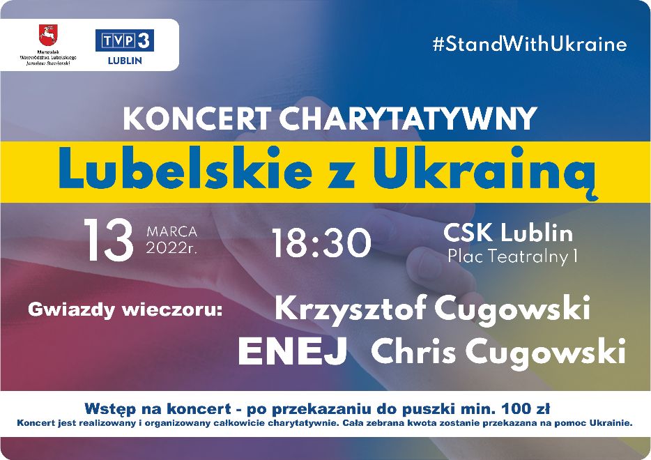 Plakat informacyjny - Koncert charytatywny