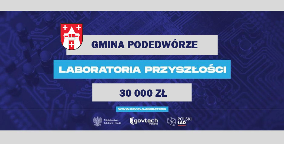Gmina Podedwórze otrzymała środki w wysokości 30 000 zł.