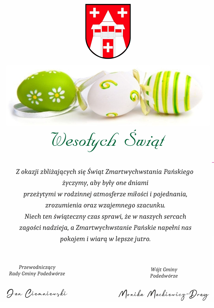 ŻYCZENIA WIELKANOCNE