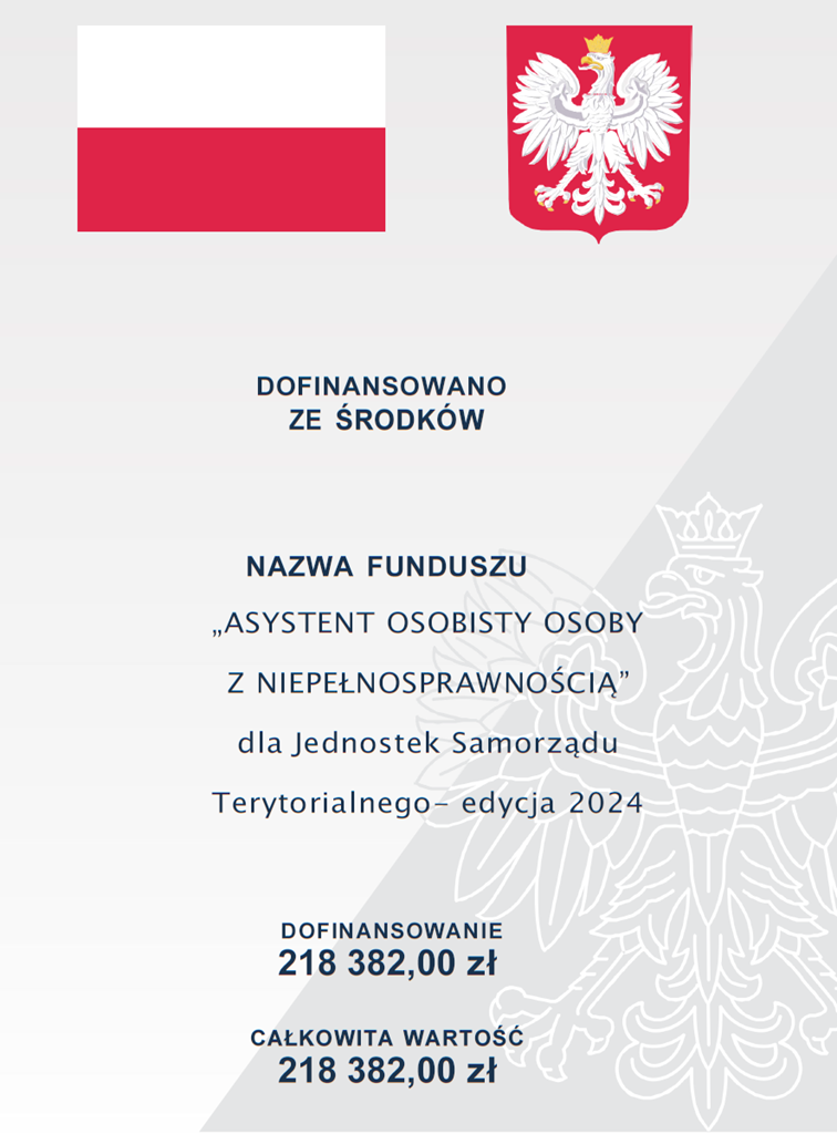 plakat - „ASYSTENT OSOBISTY OSOBY Z NIEPEŁNOSPRAWNOŚCIĄ”
