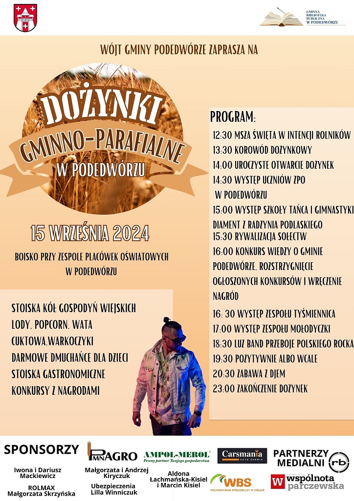 Plakat - Zaproszenie na Dożynki