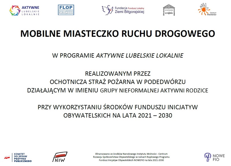 plakat - Mobilne miasteczko