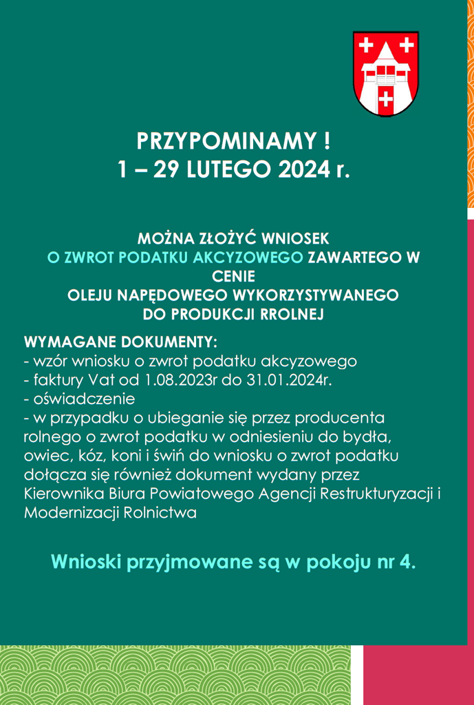 zwrot podatku akcyzowego