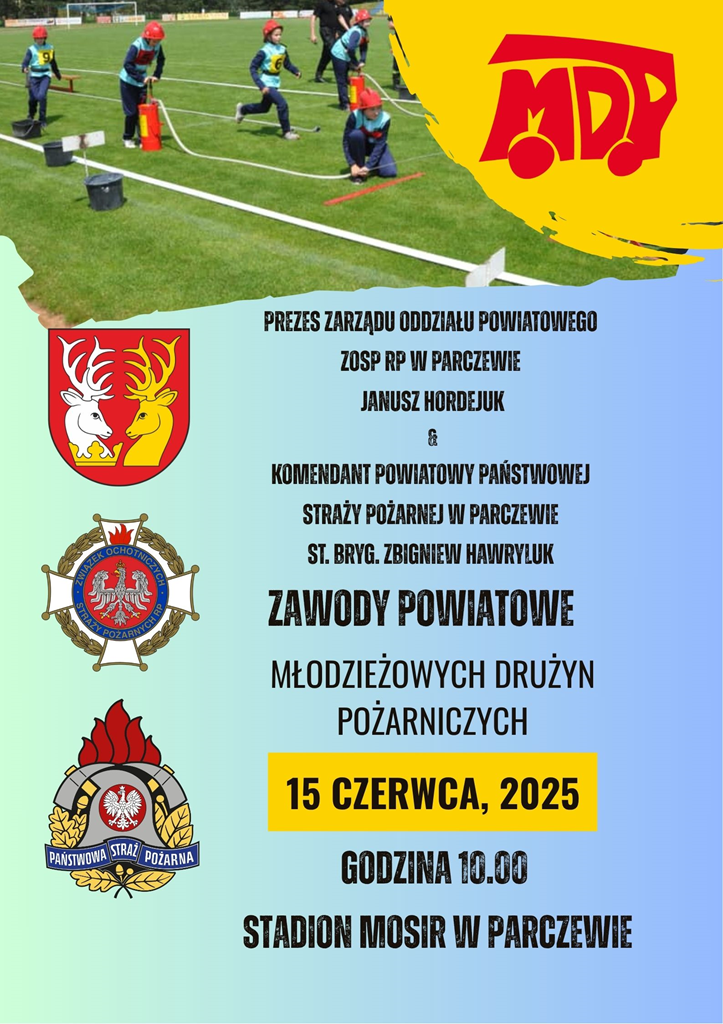 Zaproszenie na zawody MDP