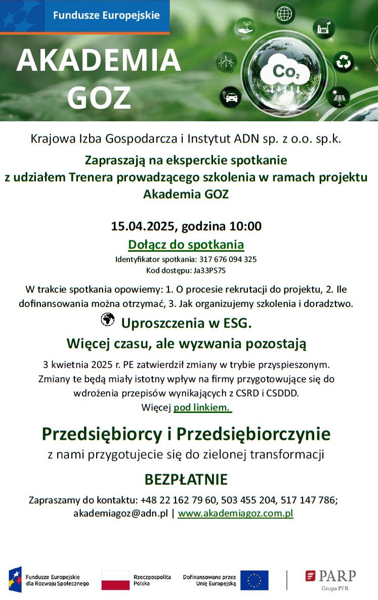 Akademia GOZ - plakat