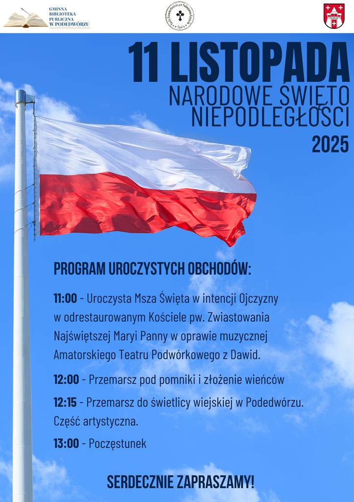 Zaproszenie na uroczystość 11 Listopada